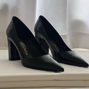 New Stuart Weitzman Pointed Black Heels